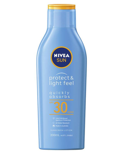 NIVEA Sun Protect & Light Feel SPF30 Sunscreen Lotion 200ml
