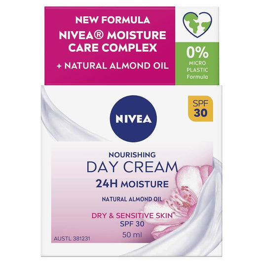 NIVEA Daily Essentials Nourishing Face Moisturiser SPF30 50ml