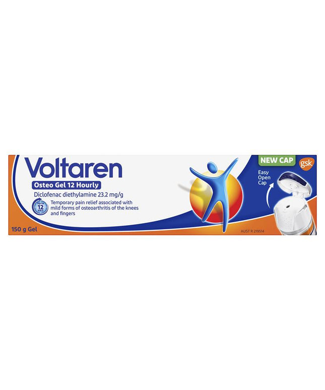 Voltaren Osteo Gel Osteoarthritis 12 Hour Pain Relief 150 g