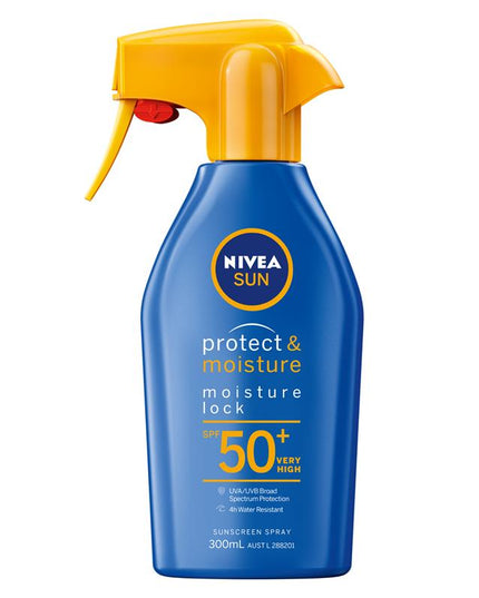 NIVEA Sun Protect & Moisture SPF50+ Sunscreen Trigger 300ml