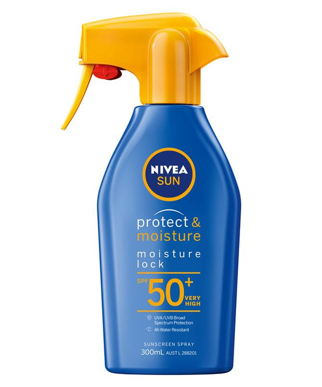 NIVEA Sun Protect & Moisture SPF50+ Sunscreen Trigger 300ml