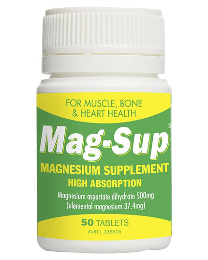 Mag-Sup 500mg 50 Tablets
