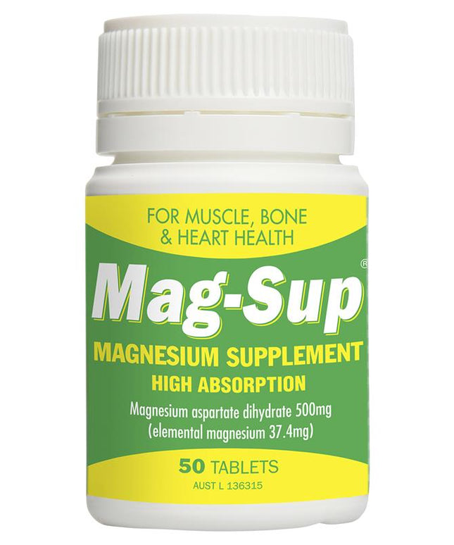 Mag-Sup 500mg 50 Tablets
