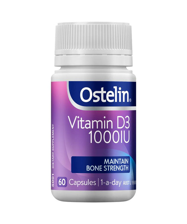 Ostelin Vitamin D3 1000IU 60 Capsules