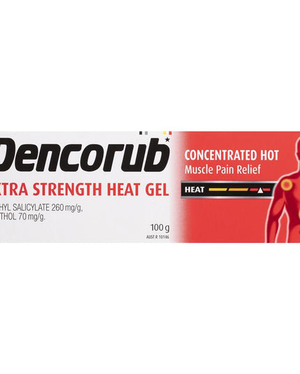 Dencorub Extra Strength Heat Gel 100g