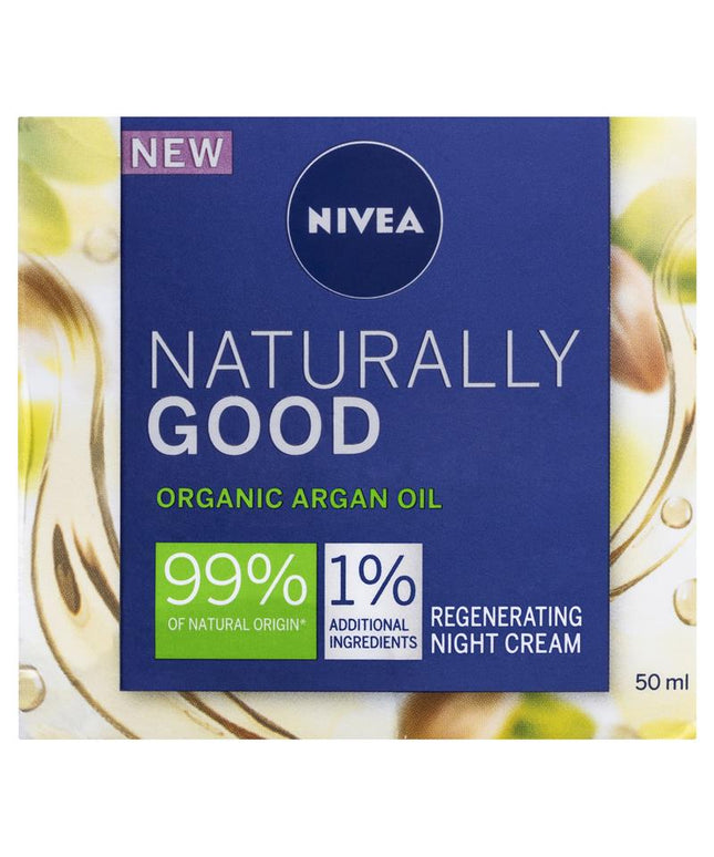 NIVEA Naturally Good Regenerating Face Moisturiser Night 50ml