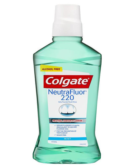 Colgate NeutraFluor 220 Daily Fluoride Mouthwash Mint 473mL
