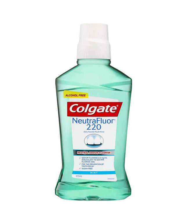 Colgate NeutraFluor 220 Daily Fluoride Mouthwash Mint 473mL