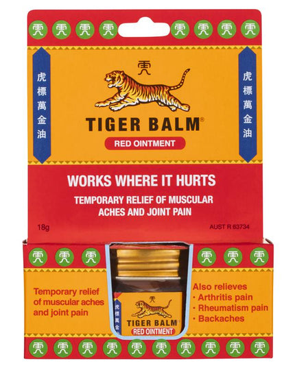 Tiger Balm Muscle & Joint Relief Red Ointment 18g