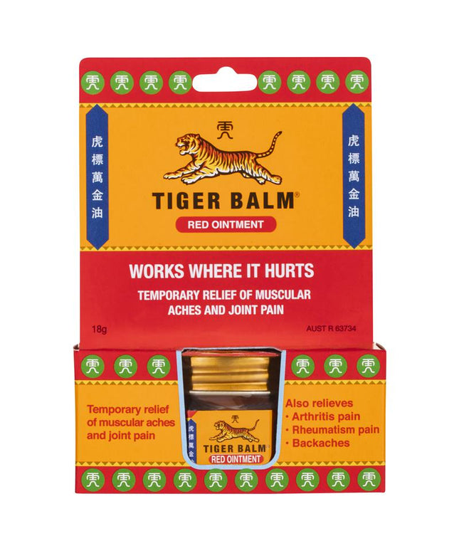 Tiger Balm Muscle & Joint Relief Red Ointment 18g