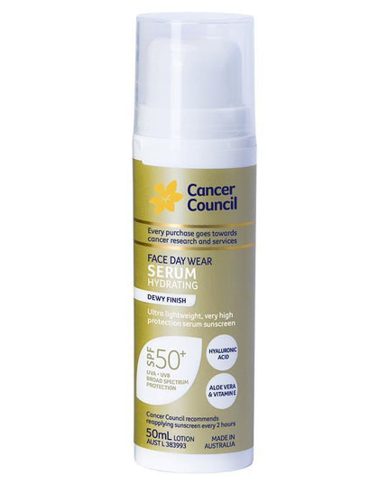 Cancer Council SPF 50+ Face Day Wear Serum 50ml