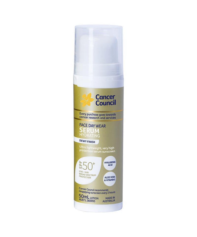 Cancer Council SPF 50+ Face Day Wear Serum 50ml