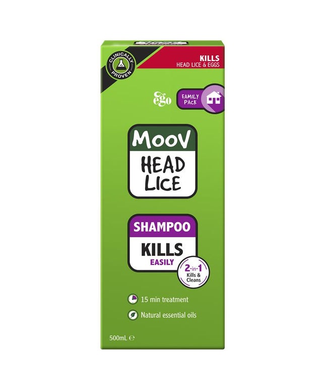 Moov Head Lice Shampoo 500Ml - Lice/Nits