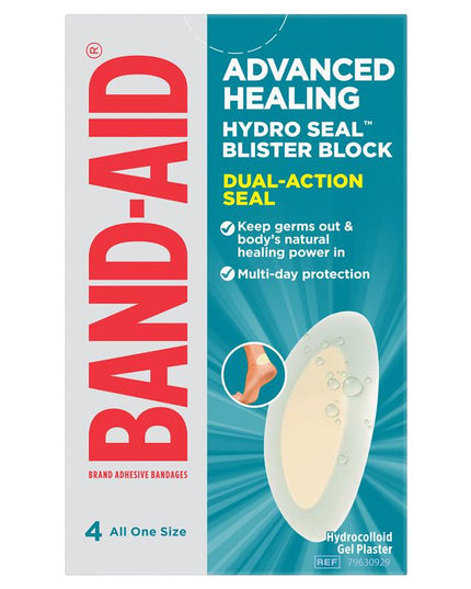 Band-Aid Advanced Healing Hydro Seal Blister Block 4 Pack
