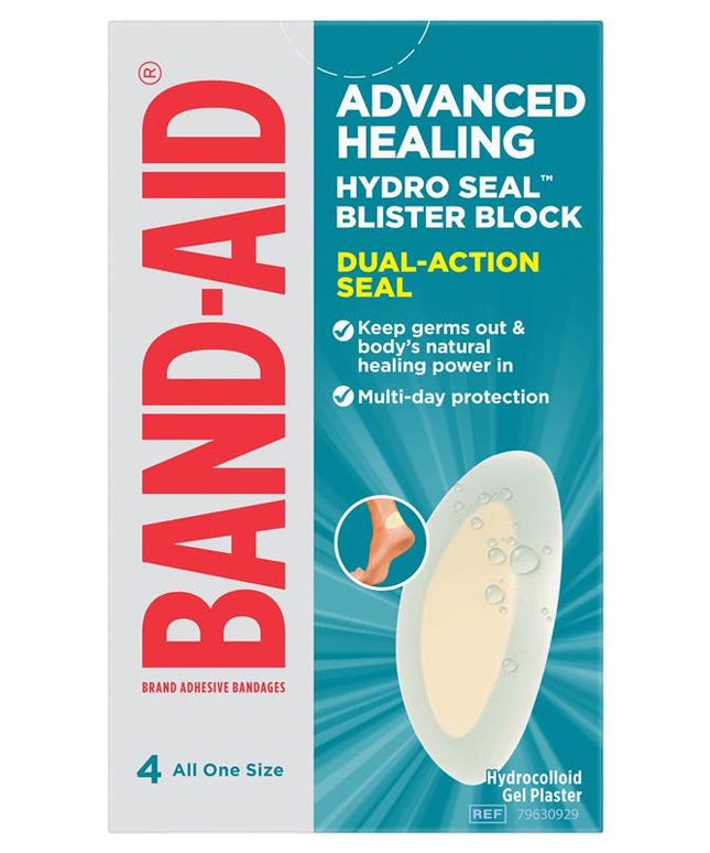 Band-Aid Advanced Healing Hydro Seal Blister Block 4 Pack