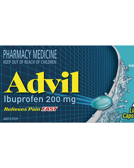 Advil Ibuprofen Pain Relief 40 Liquid Capsules