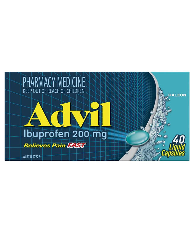 Advil Ibuprofen Pain Relief 40 Liquid Capsules