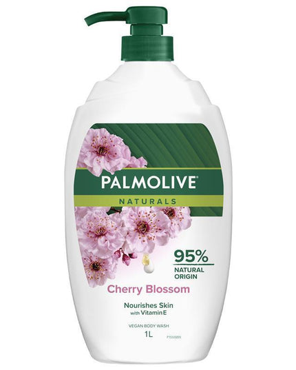 Palmolive Naturals Body Wash Milk & Cherry Blossom Shower Gel 1L