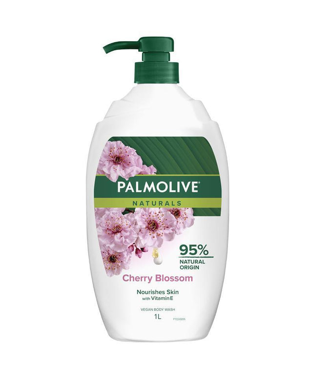 Palmolive Naturals Body Wash Milk & Cherry Blossom Shower Gel 1L