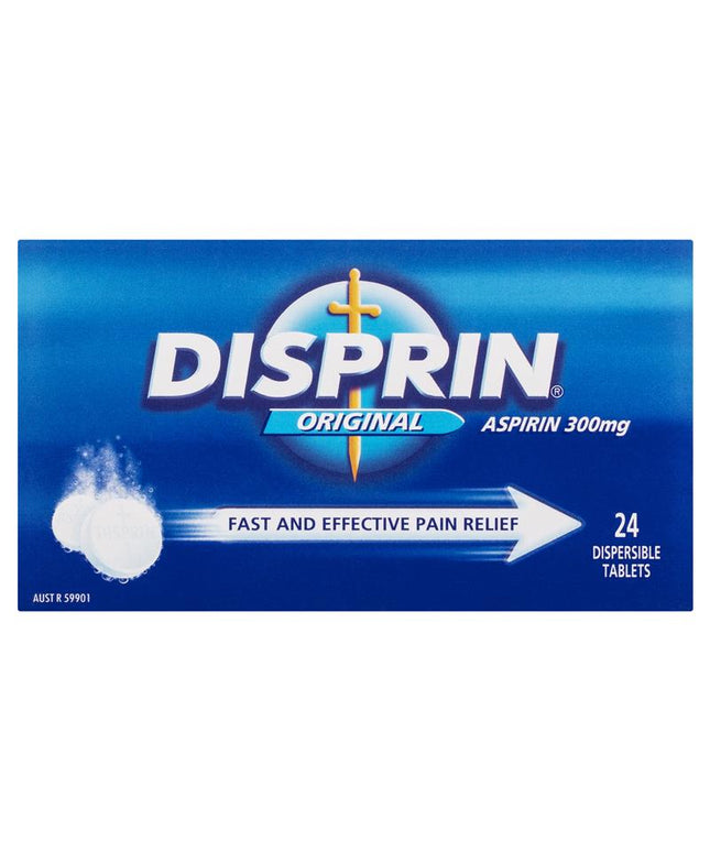 Disprin Soluble Direct Fast Acting Pain Relief Tablets 24 Pack
