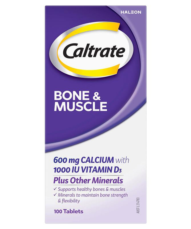 Caltrate Bone and Muscle 100 Tablets
