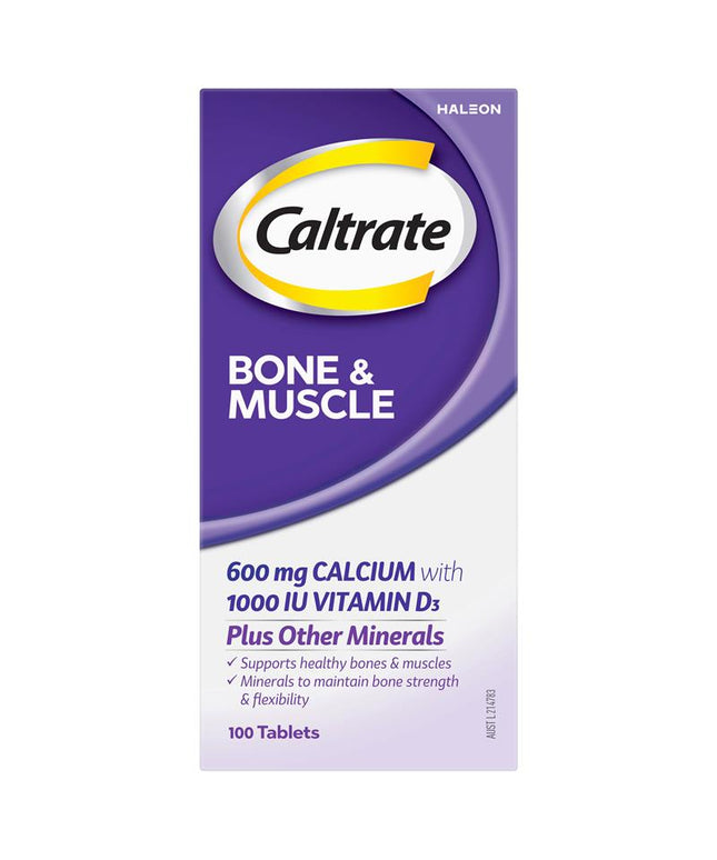 Caltrate Bone and Muscle 100 Tablets
