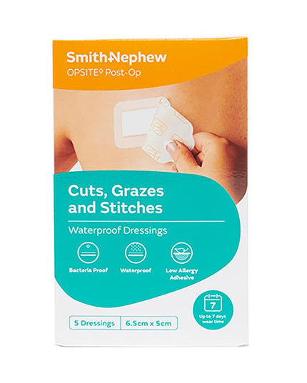 Opsite Post-Op 6.5cm x 5cm 5 Pack