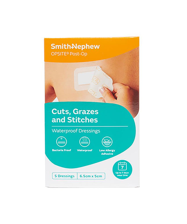 Opsite Post-Op 6.5cm x 5cm 5 Pack