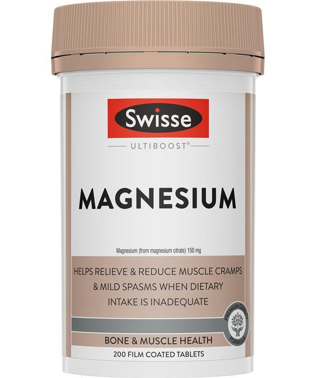 Swisse Ultiboost Magnesium 200 Tablets