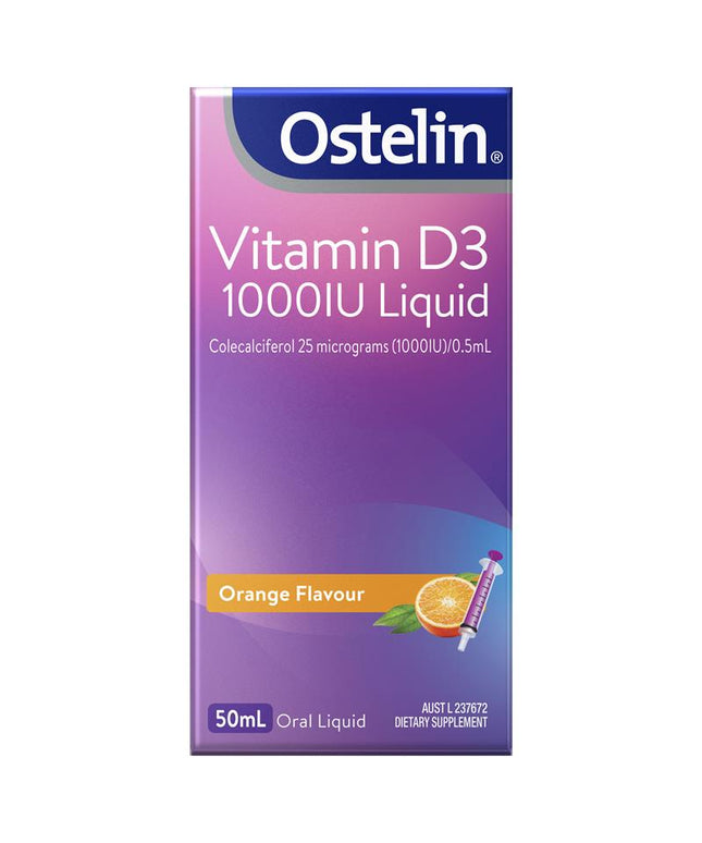 Ostelin Vitamin D3 1000IU Liquid 50ml
