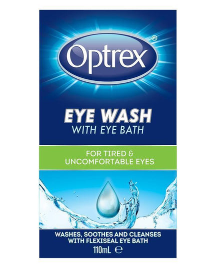 Optrex Fresh Eyes Liquid Eye Wash Bath 110ml