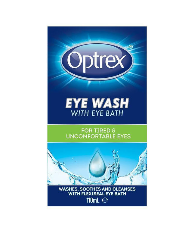 Optrex Fresh Eyes Liquid Eye Wash Bath 110ml