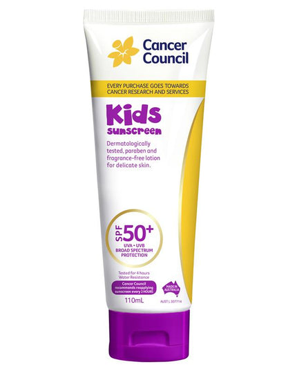 Cancer Council SPF 50+ Kids 110ml Tube