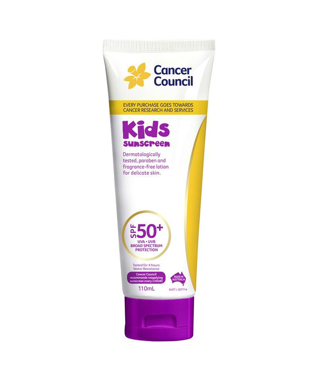 Cancer Council SPF 50+ Kids 110ml Tube