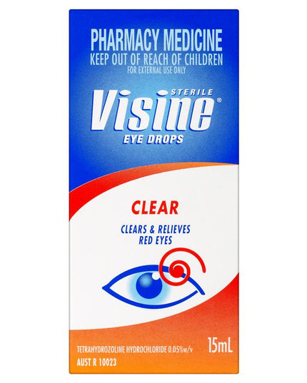 Visine Clear Eye Drops 15mL