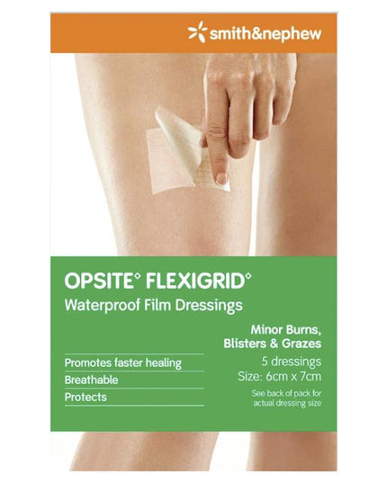 OPSITE FLEXIGRID 6cmX7cm PK5