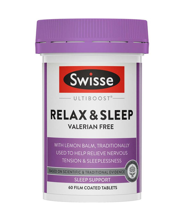 Swisse Ultiboost Relax & Sleep 60 Tablets