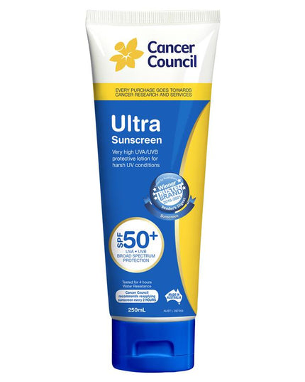 Cancer Council SPF 50+ Ultra 250ml Tube