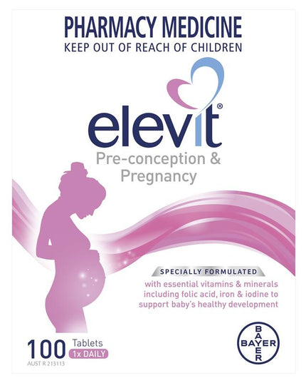 Elevit Pre-conception & Pregnancy 100 Tablets