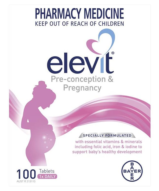 Elevit Pre-conception & Pregnancy 100 Tablets