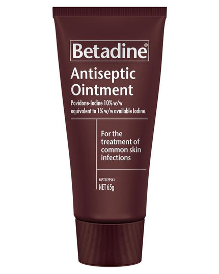 Betadine Antiseptic Ointment - Antiseptic Cream - 65g