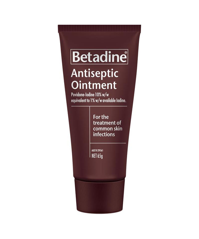 Betadine Antiseptic Ointment - Antiseptic Cream - 65g