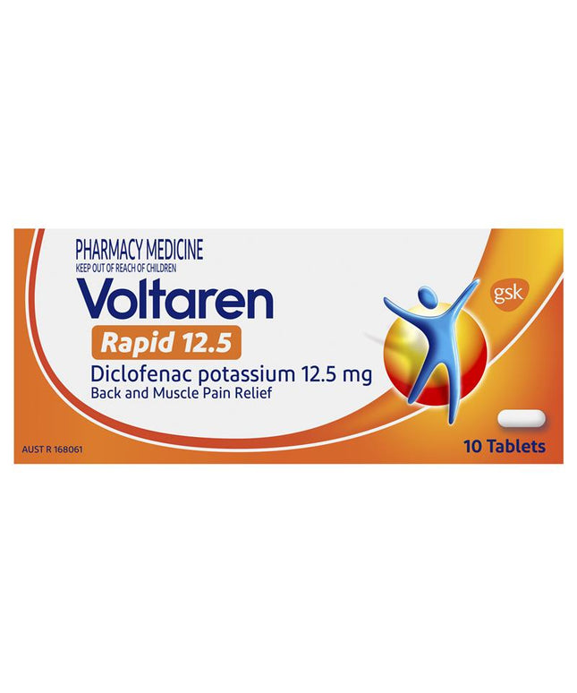 Voltaren Rapid 12.5, Pain Relief Tablets 10
