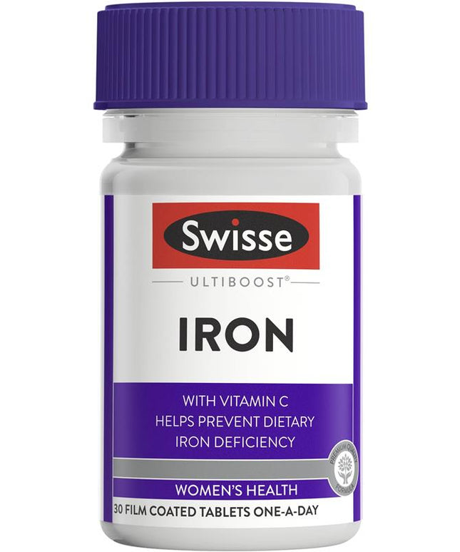 Swisse Ultiboost Iron 30 Tablets