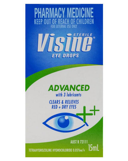 Visine Advanced Relief Eye Drops 15mL