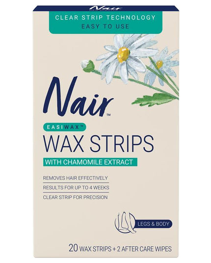 Nair Easiwax Wax Strips 20 Large