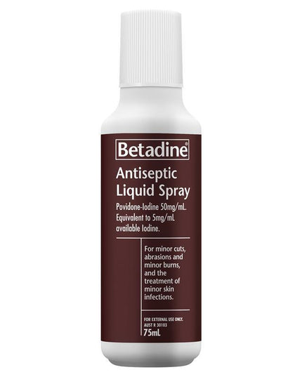 Betadine Antiseptic Liquid Spray 75mL