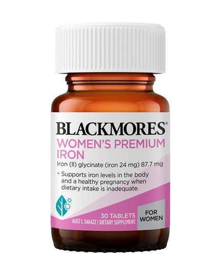 Blackmores Womens Premium Iron 30 Tablets