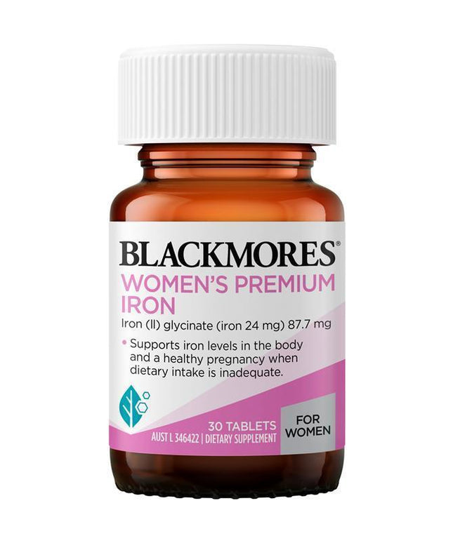 Blackmores Womens Premium Iron 30 Tablets