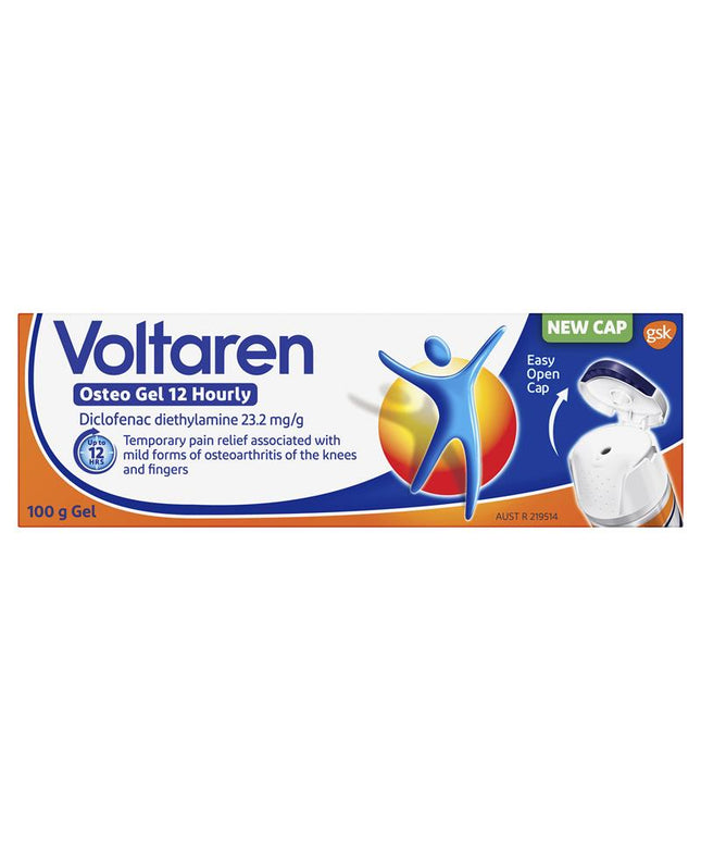 Voltaren Osteo Gel Osteoarthritis 12 Hour Pain Relief 100 g